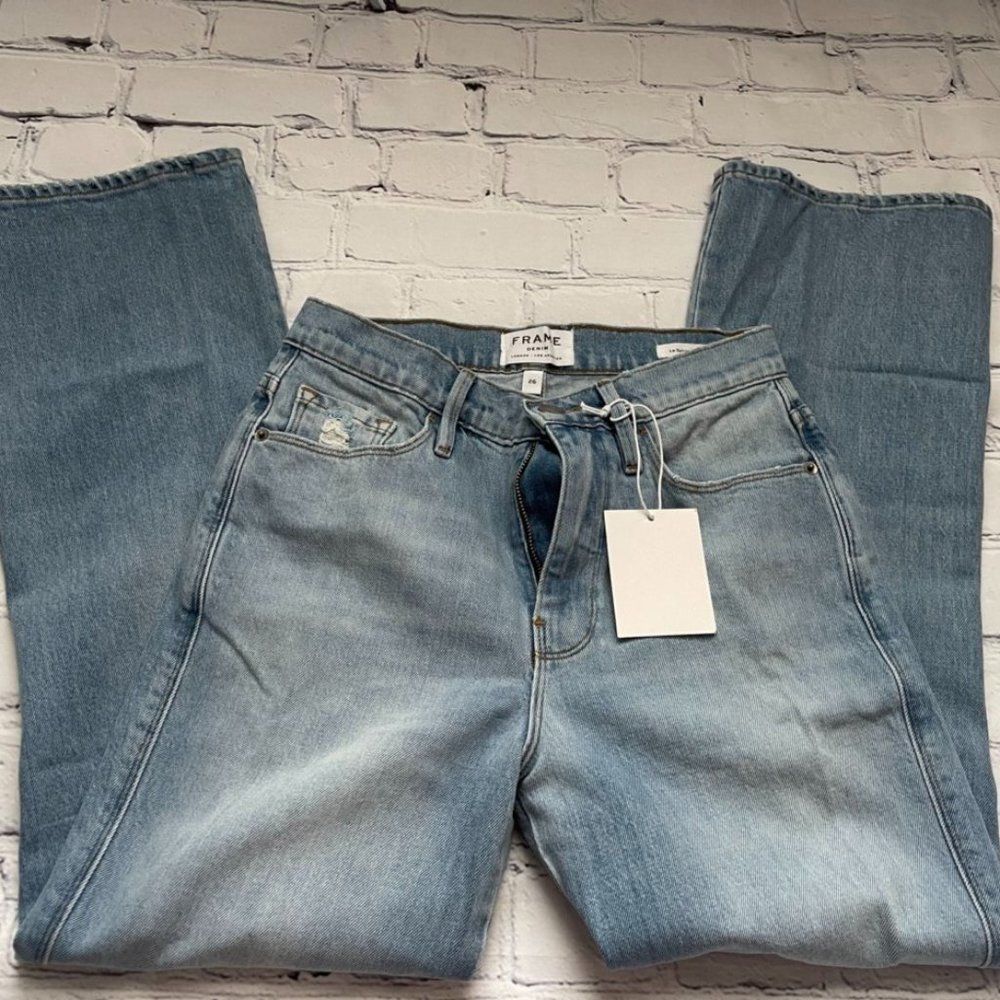 Frame Le Sylvie Cropped Boot Jeans Pant - Picture 1 of 6